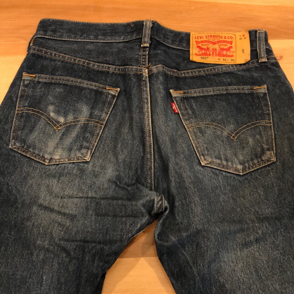 Levi’s shrink-to-fit 501 size 31x30